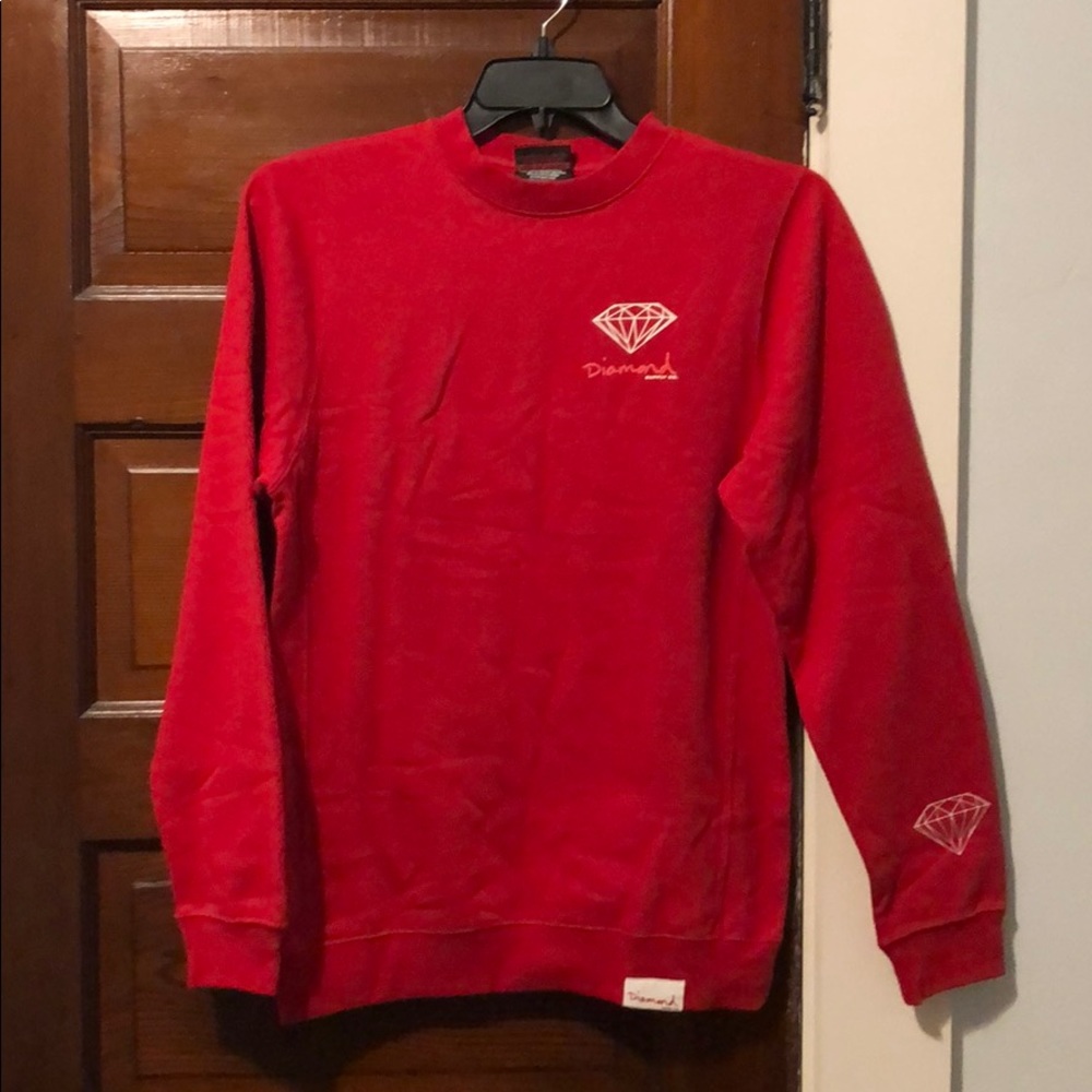Diamond Supply Co. - Red Streetwear Sweater (Sm.)